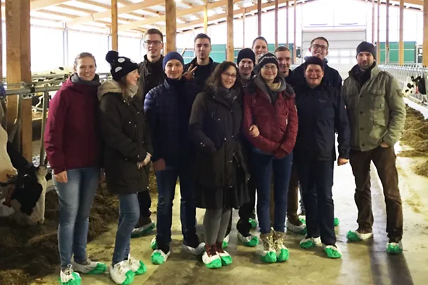 Die junge Gruppe des DLG trifft sich auf Gut Hülsenberg