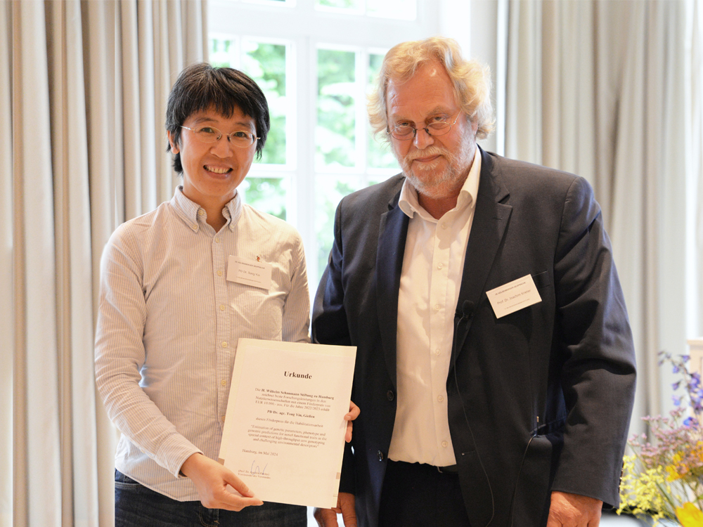 Privatdozentin Dr. Tong Yin und Prof. Krieter