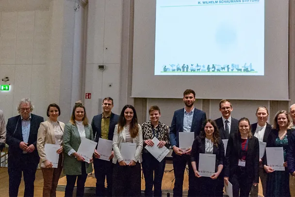 Gruppenbild Verleihung beste Dissertationen 2023 2024