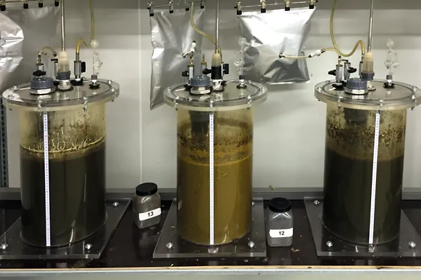 Versuchsfermenter mit Panta Rhei