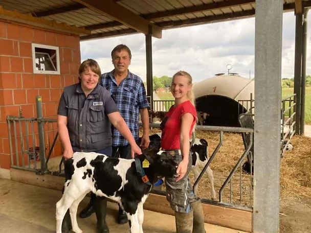 Mitarbeitende des Betriebs Gierth mit Christian Munder