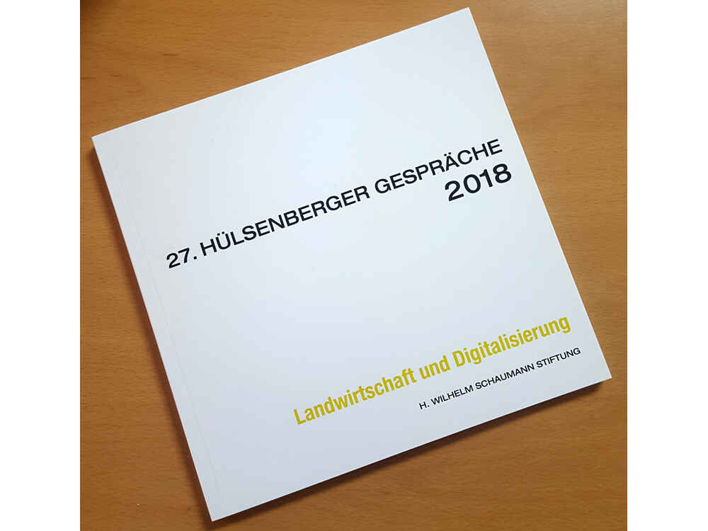27. Hülsenberger Gespräche: Broschüre mit allen Vorträge erschienen